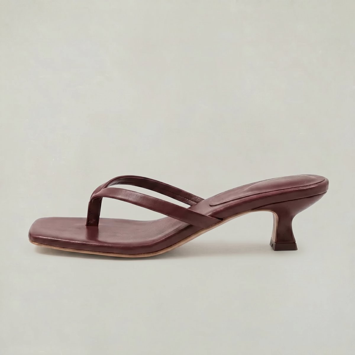 Willow | Women's Kitten Heel Thong Slip-On Sandals