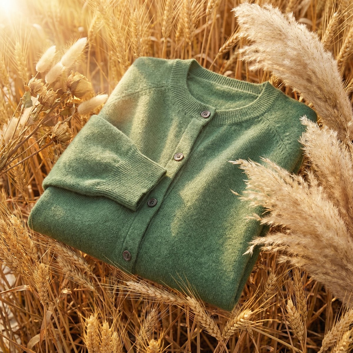 Florence | Women's Merino Wool Long Sleeve Cardigan Jumper Classic Fit