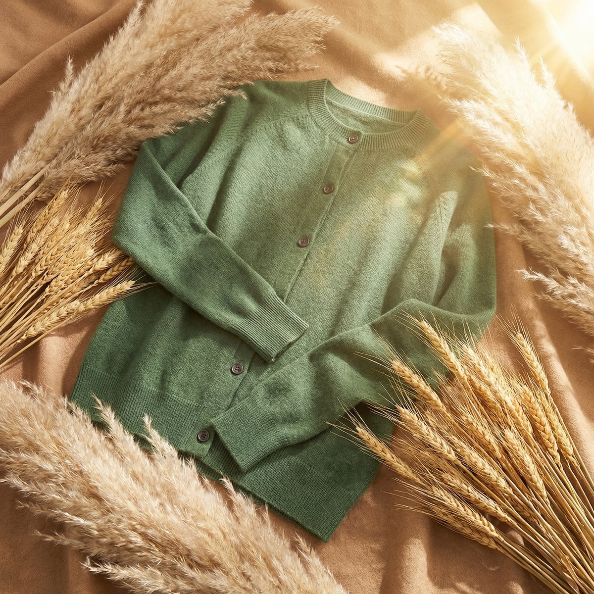 Florence | Women's Merino Wool Long Sleeve Cardigan Jumper Classic Fit