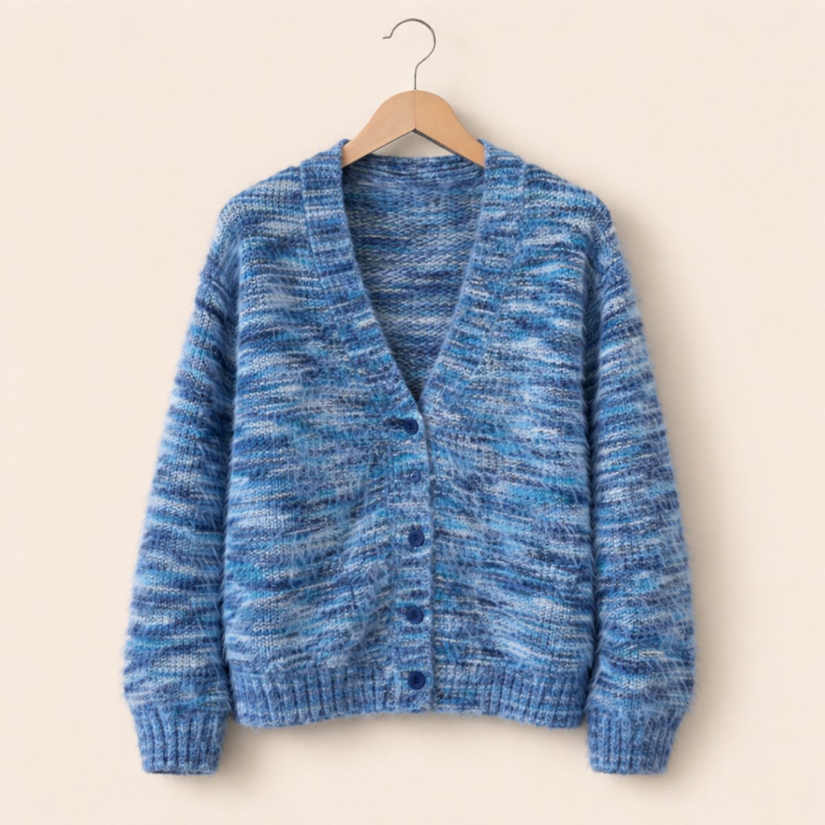 Willow | Women's Open-Front Striped Knit Cardigan Long Sleeve