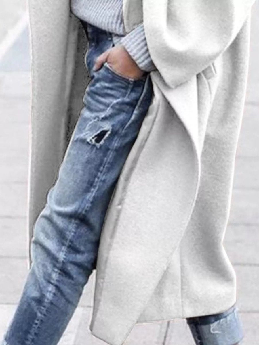 Olivia | Women's Oversized Long Wool-Blend Coat Puffer Jacket Women Style