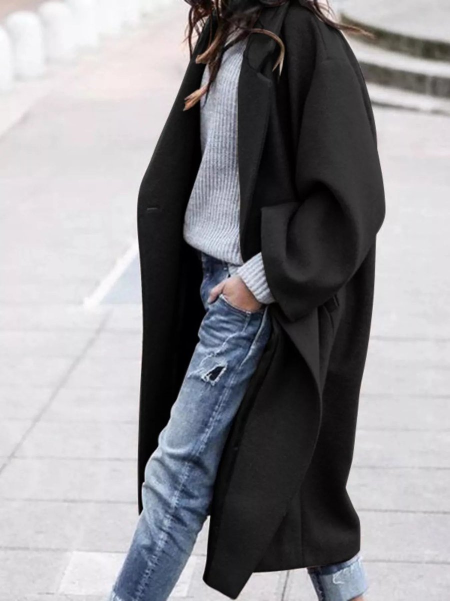 Olivia | Women's Oversized Long Wool-Blend Coat Puffer Jacket Women Style