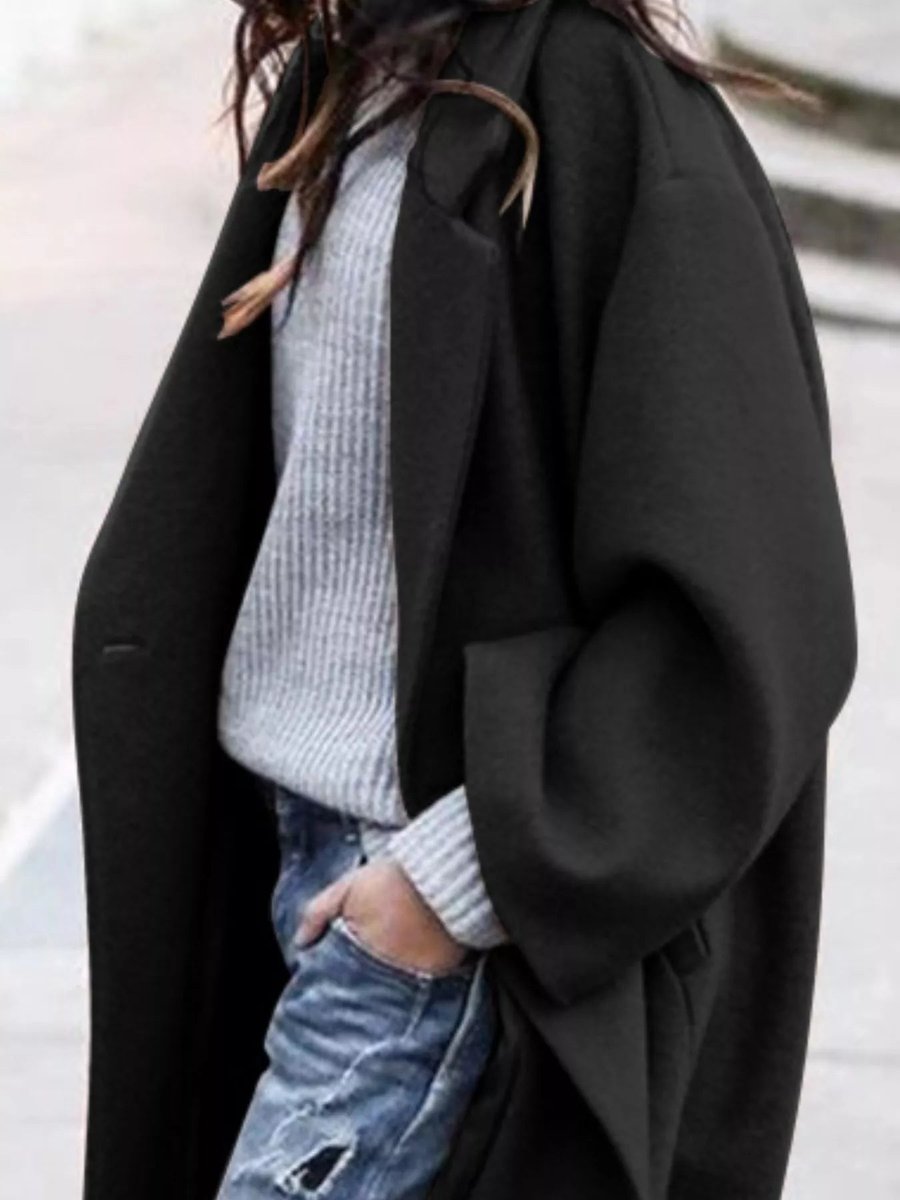 Olivia | Women's Oversized Long Wool-Blend Coat Puffer Jacket Women Style