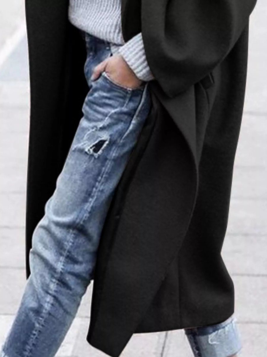Olivia | Women's Oversized Long Wool-Blend Coat Puffer Jacket Women Style