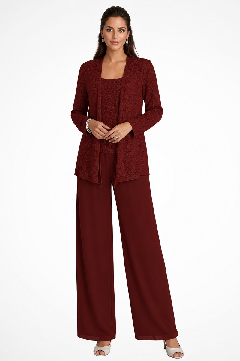 Florence | Women's Sequined Wide-Leg Three-Piece Occasion Set