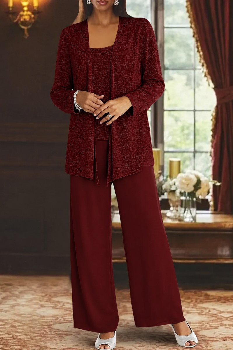 Florence | Women's Sequined Wide-Leg Three-Piece Occasion Set