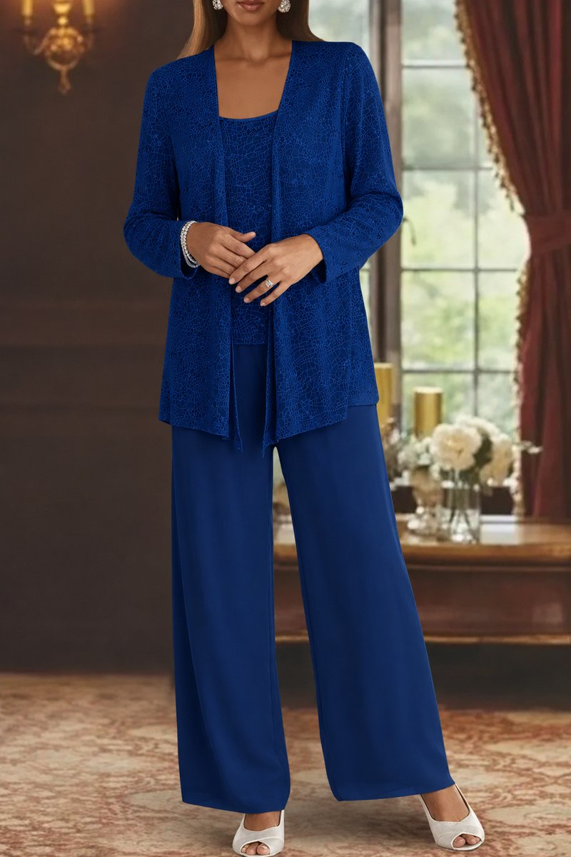 Florence | Women's Sequined Wide-Leg Three-Piece Occasion Set