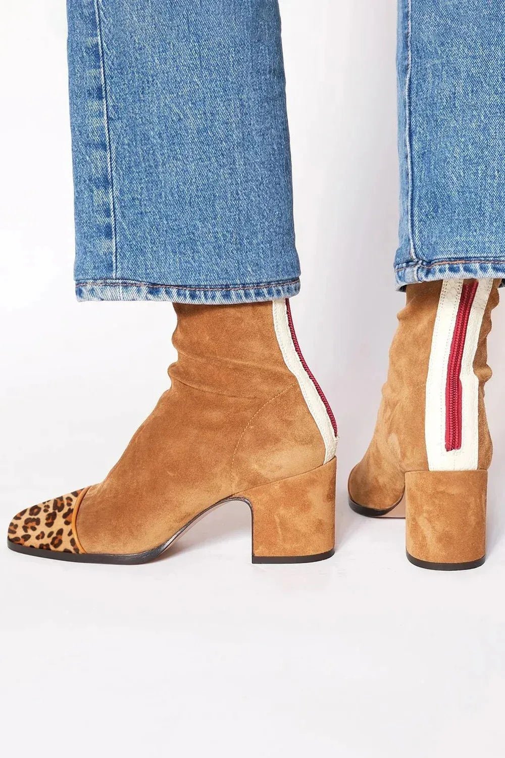 Sienna | Women's Square-Toe Block Heel Ankle Boots
