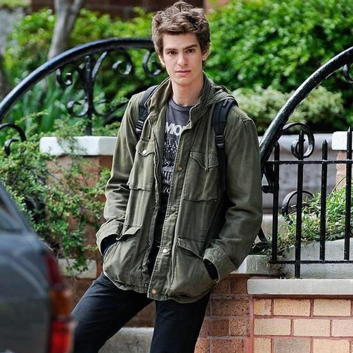 Sophie | Men's Vintage Military Field Jacket Hidden Hood Cargo Pockets