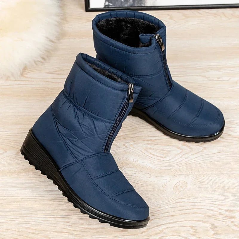 Ava | Women's Waterproof Boots Quilted Winter Ankle Snow