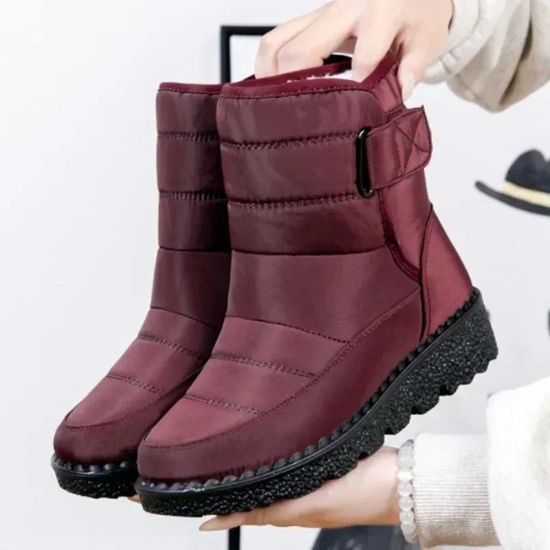 Ava | Women's Waterproof Boots Quilted Winter Ankle Snow