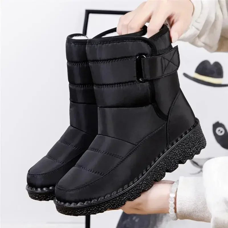 Ava | Women's Waterproof Boots Quilted Winter Ankle Snow