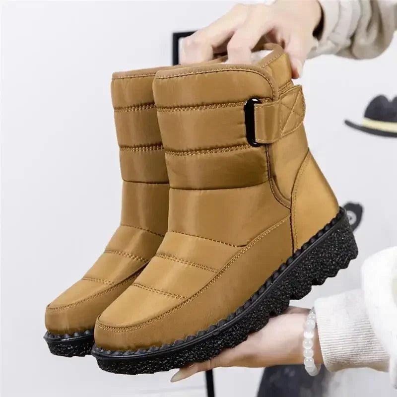 Ava | Women's Waterproof Boots Quilted Winter Ankle Snow