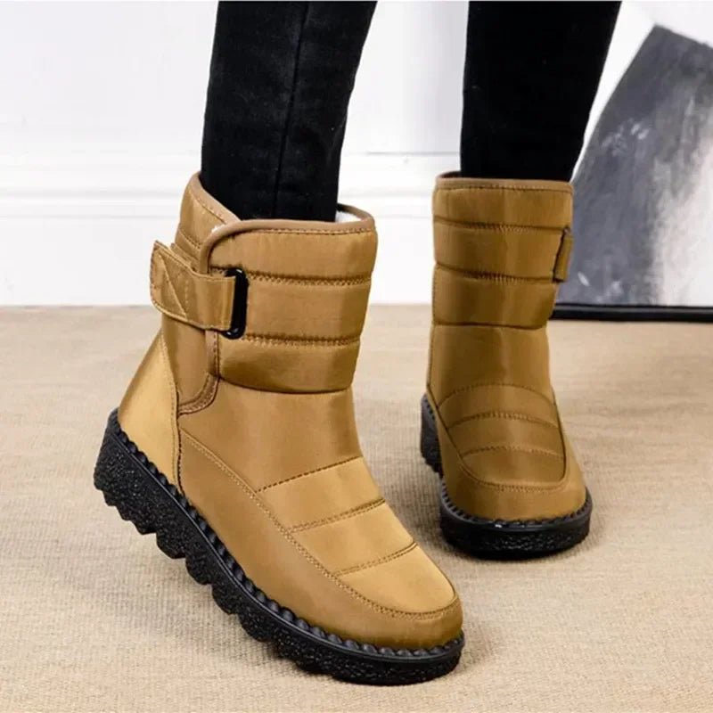 Ava | Women's Waterproof Boots Quilted Winter Ankle Snow